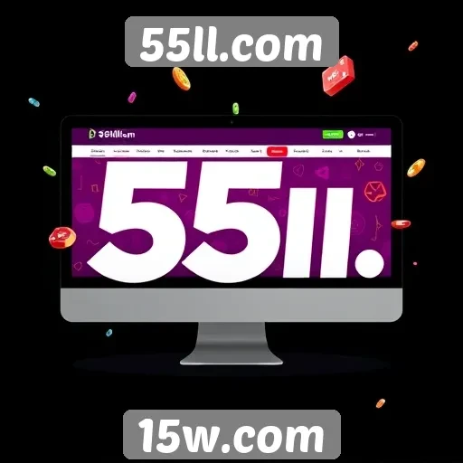 Evolução do design do 55ll.com ao longo do tempo