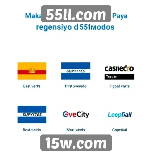 Métodos de pagamento oferecidos pelo 55ll.com